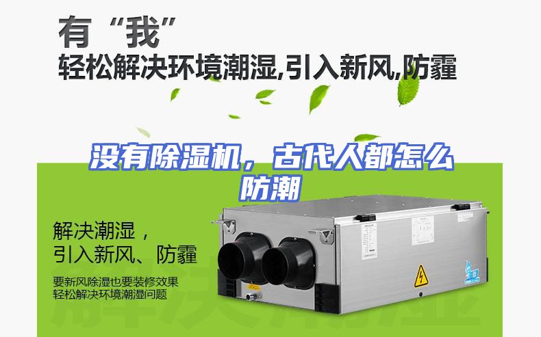 没有除湿机，古代人都怎么防潮