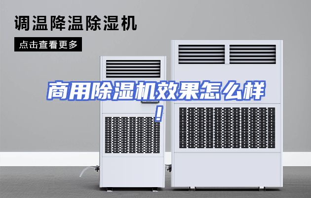 商用除湿机效果怎么样！