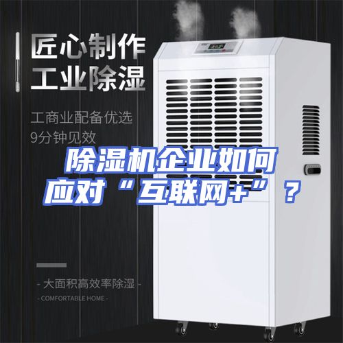 除湿机企业如何应对“互联网+”？