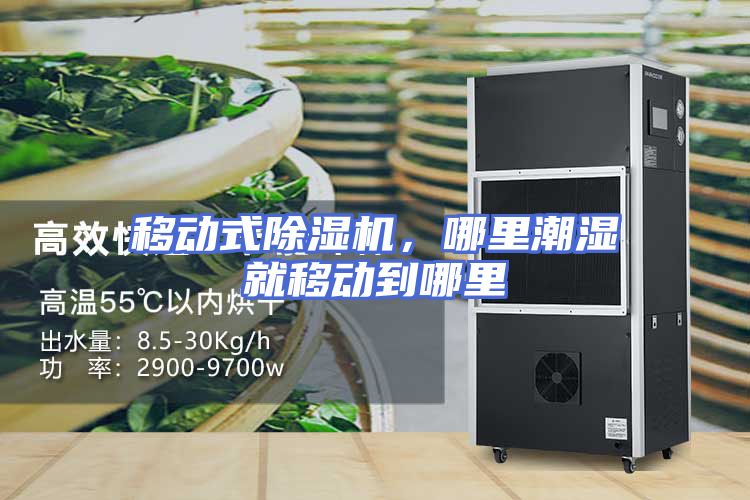 移动式除湿机，哪里潮湿就移动到哪里
