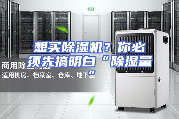 想买除湿机？你必须先搞明白“除湿量”