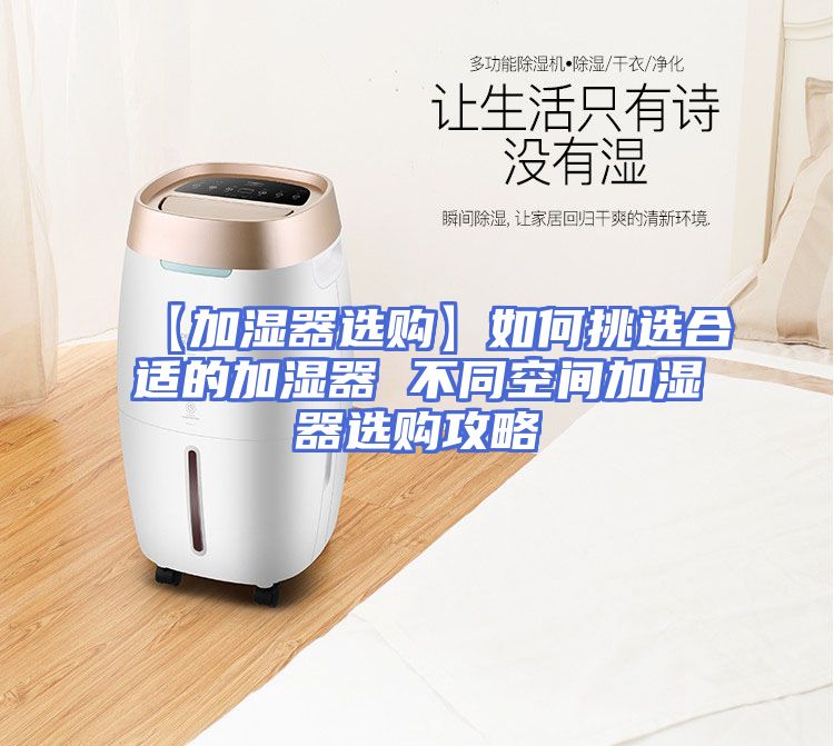 【加湿器选购】如何挑选合适的加湿器 不同空间加湿器选购攻略