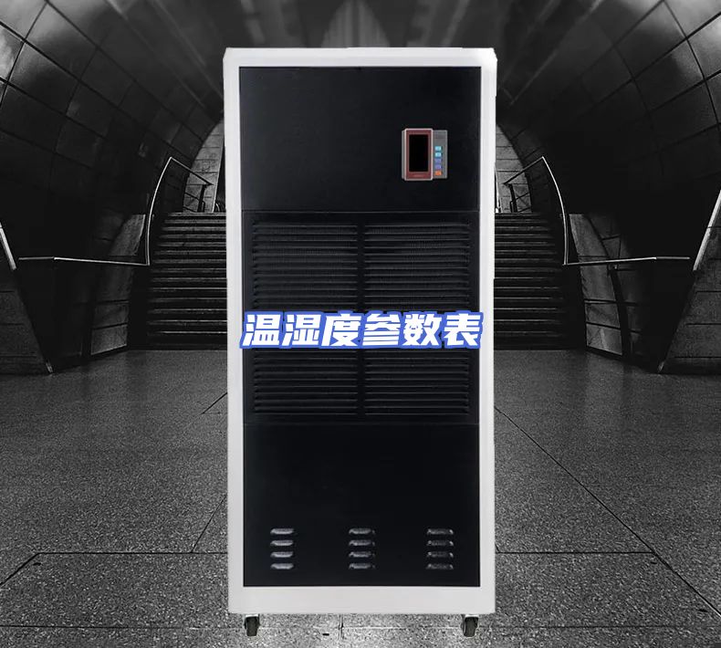 温湿度参数表