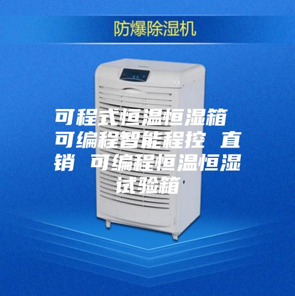 可程式恒温恒湿箱 可编程智能程控 直销 可编程恒温恒湿试验箱