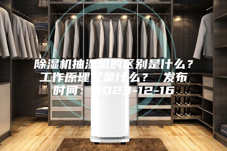 除湿机抽湿机的区别是什么？工作原理又是什么？ 发布时间：2023-12-16