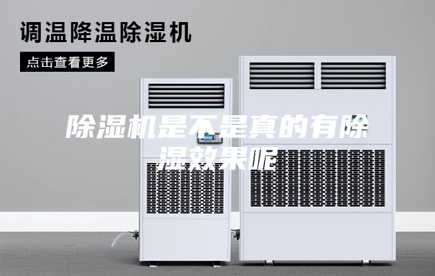 除湿机是不是真的有除湿效果呢