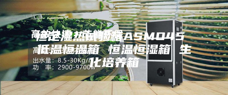 恒定湿热试验箱ASMO45 低温恒温箱 恒温恒湿箱 生化培养箱