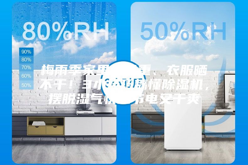 梅雨季家里湿气重、衣服晒不干！3小技巧搞懂除湿机，摆脱湿气快速节电又干爽