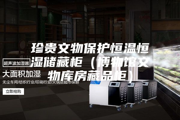 珍贵文物保护恒温恒湿储藏柜（博物馆文物库房藏品柜）