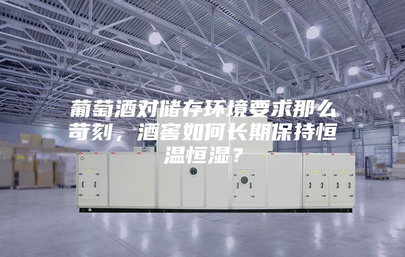 葡萄酒对储存环境要求那么苛刻,酒窖如何长期保持恒温恒湿?