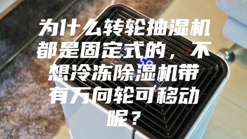 为什么转轮抽湿机都是固定式的，不想冷冻除湿机带有万向轮可移动呢？