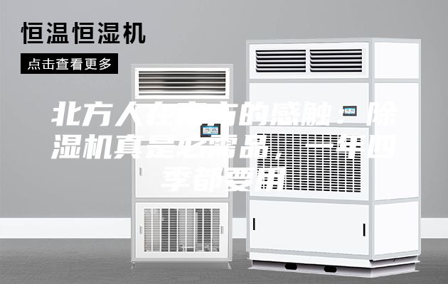 北方人在南方的感触：除湿机真是必需品，一年四季都要用