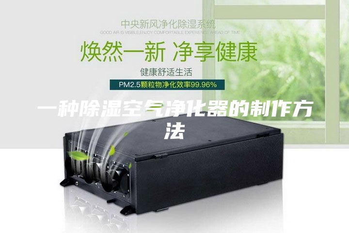 一种除湿空气净化器的制作方法