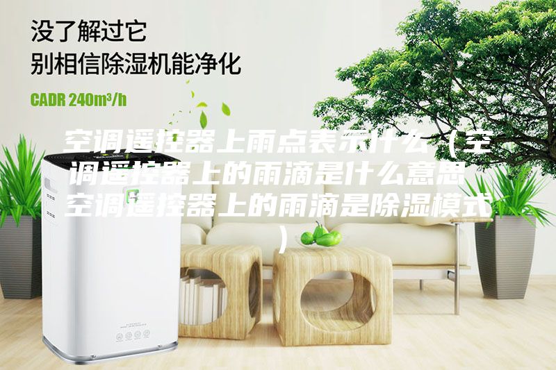 空调遥控器上雨点表示什么（空调遥控器上的雨滴是什么意思 空调遥控器上的雨滴是除湿模式）
