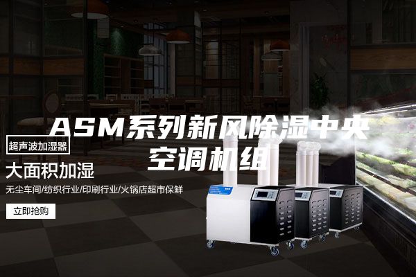 ASM系列新风除湿中央空调机组