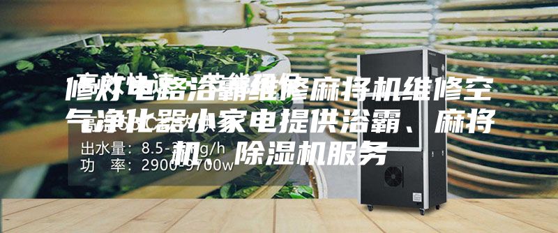 修灯电路浴霸维修麻将机维修空气净化器小家电提供浴霸、麻将机、除湿机服务