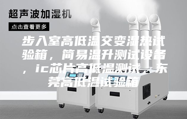 步入室高低温交变湿热试验箱，简易温升测试设备，ic芯片高低温测试，东莞高低温试验箱