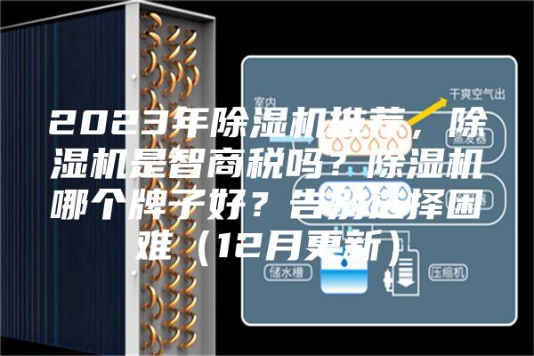 2023年除湿机推荐，除湿机是智商税吗？除湿机哪个牌子好？告别选择困难（12月更新）