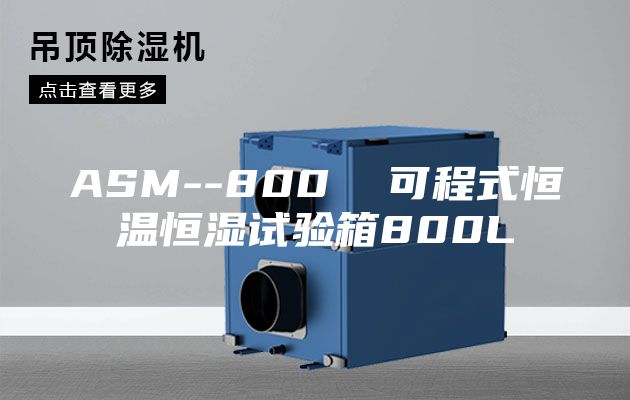 ASM--800  可程式恒温恒湿试验箱800L