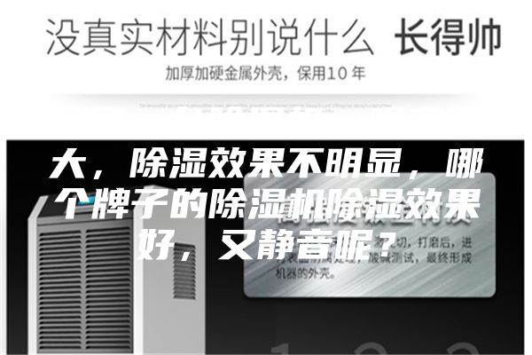 买了一台除湿机，噪音很大，除湿效果不明显，哪个牌子的除湿机除湿效果好，又静音呢？