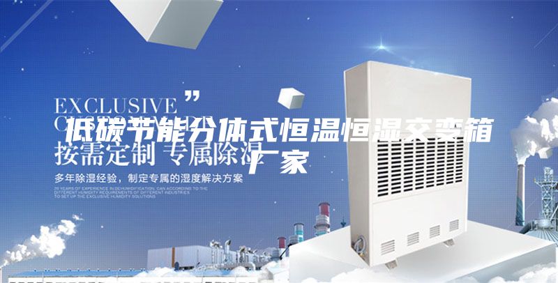 低碳节能分体式恒温恒湿交变箱厂家