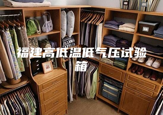 福建高低温低气压试验箱