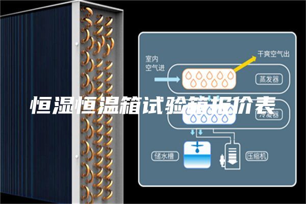 恒湿恒温箱试验箱报价表