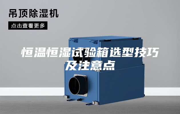 恒温恒湿试验箱选型技巧及注意点