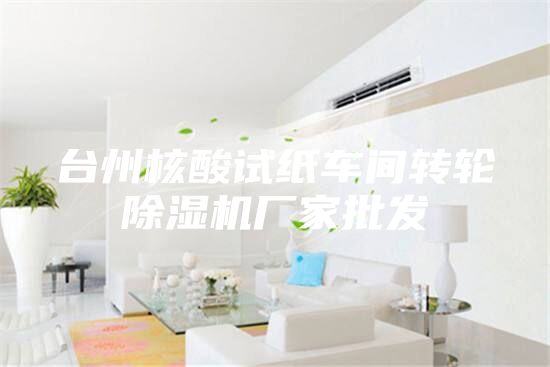 台州核酸试纸车间转轮除湿机厂家批发