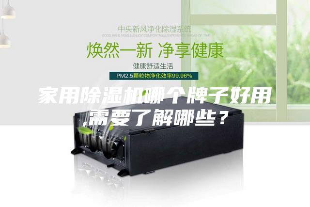 家用除湿机哪个牌子好用,需要了解哪些？