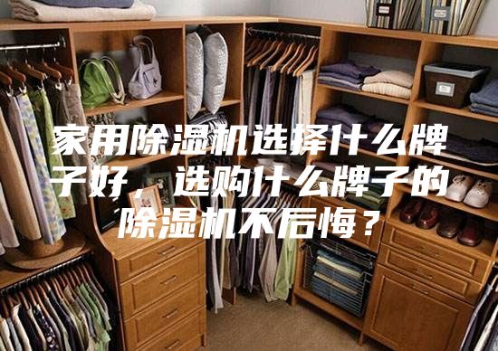 家用除湿机选择什么牌子好，选购什么牌子的除湿机不后悔？