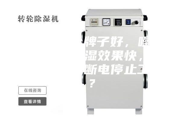 除湿机哪个牌子好，噪音比较低，除湿效果快，能够水满自动断电停止工作？