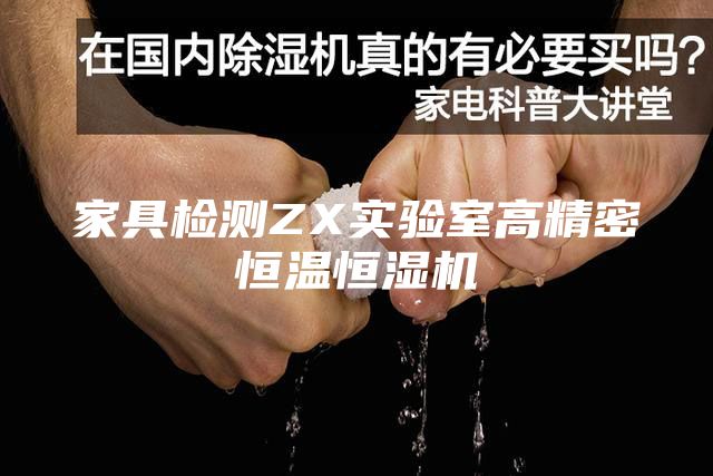 家具检测ZX实验室高精密恒温恒湿机