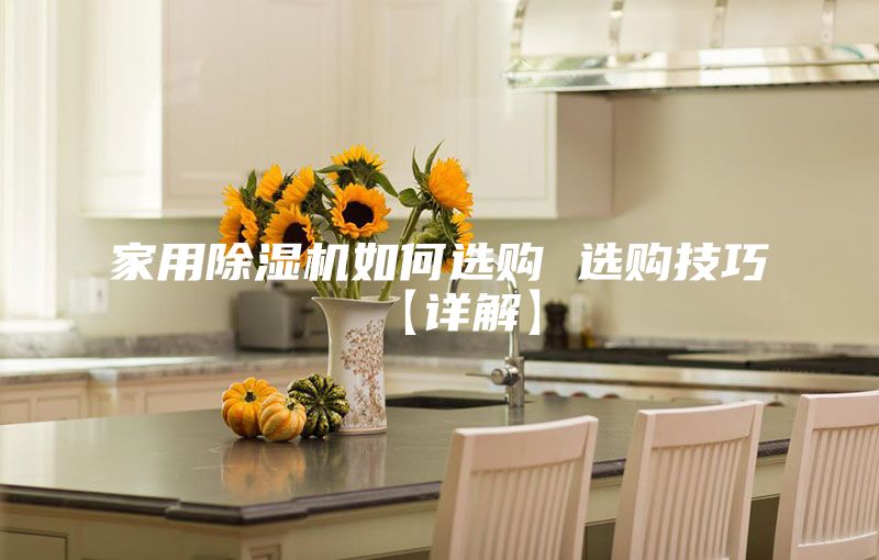 家用除湿机如何选购 选购技巧【详解】