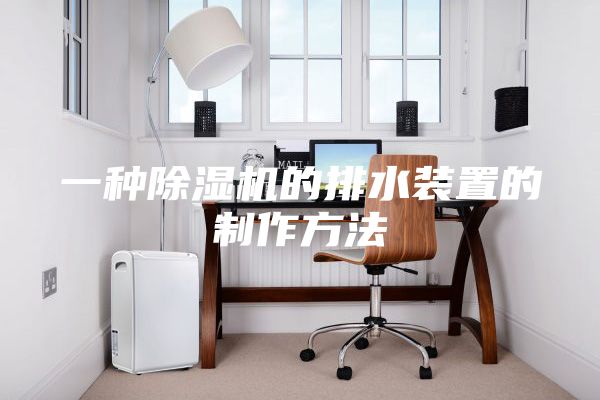 一种除湿机的排水装置的制作方法