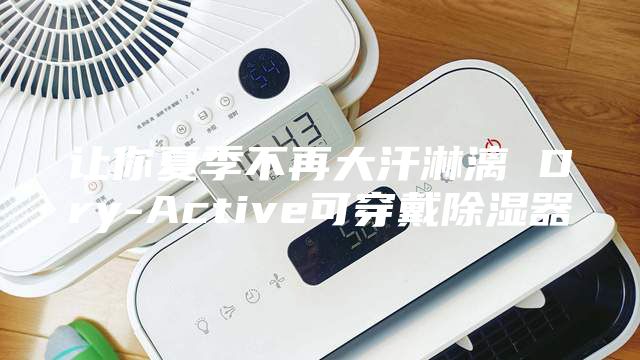 让你夏季不再大汗淋漓 Dry-Active可穿戴除湿器