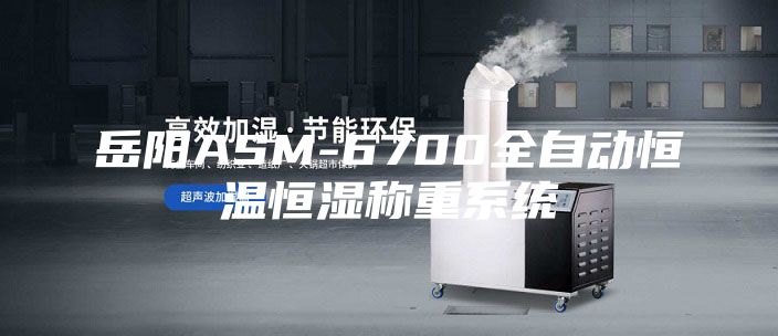 岳阳ASM-6700全自动恒温恒湿称重系统