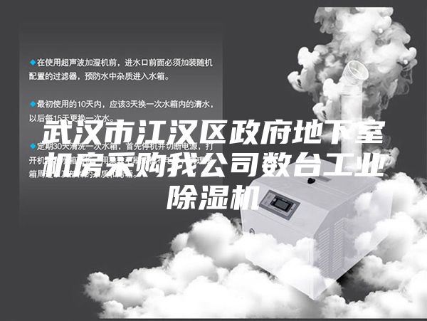 武汉市江汉区政府地下室机房采购我公司数台工业除湿机
