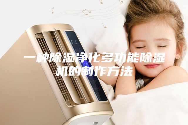一种除湿净化多功能除湿机的制作方法