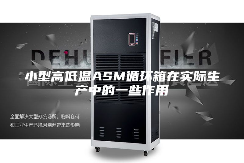 小型高低温ASM循环箱在实际生产中的一些作用