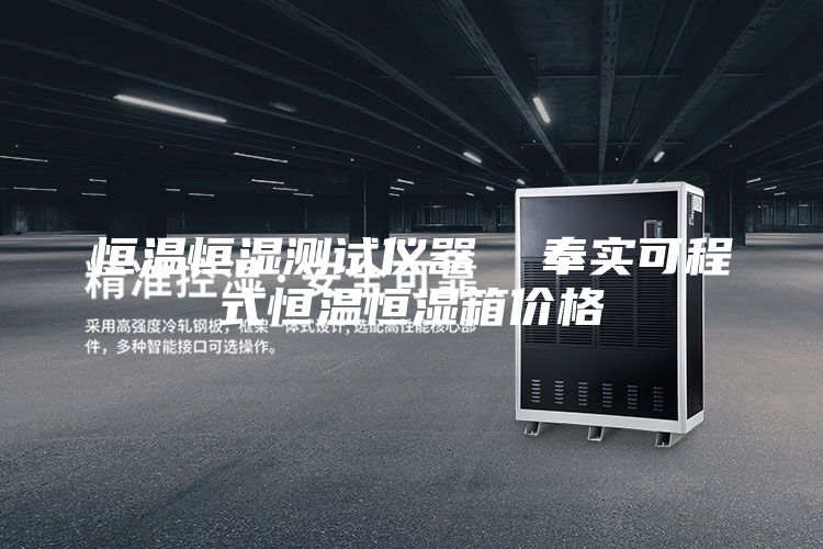 恒温恒湿测试仪器  奉实可程式恒温恒湿箱价格