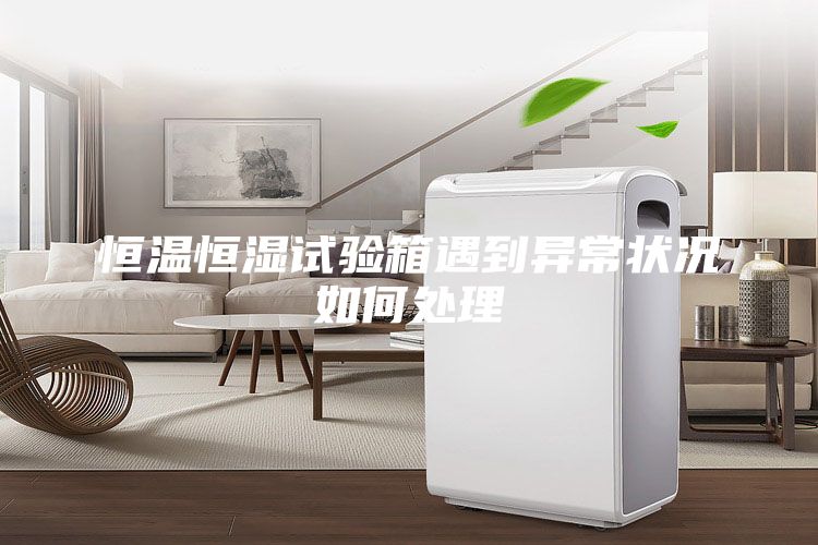 恒温恒湿试验箱遇到异常状况如何处理
