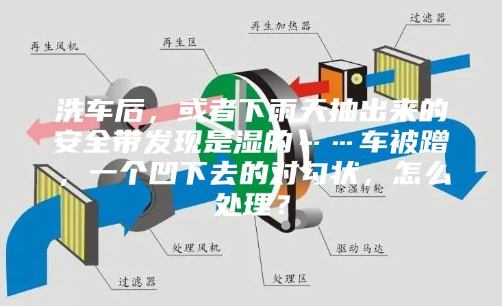 洗车后，或者下雨天抽出来的安全带发现是湿的……车被蹭，一个凹下去的对勾状，怎么处理？