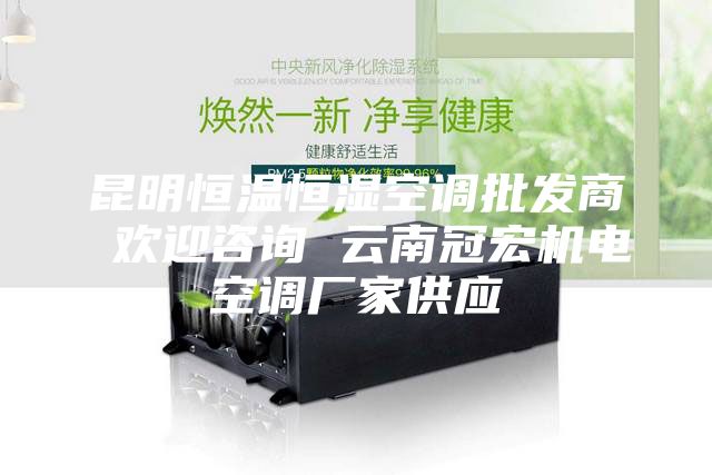 昆明恒温恒湿空调批发商 欢迎咨询 云南冠宏机电空调厂家供应