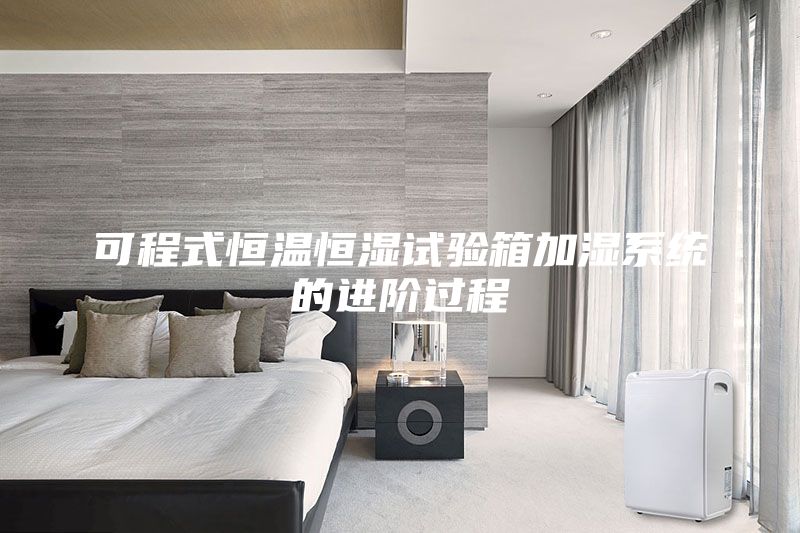 可程式恒温恒湿试验箱加湿系统的进阶过程