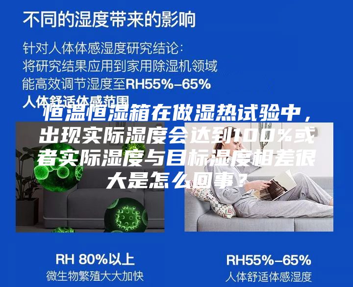 恒温恒湿箱在做湿热试验中，出现实际湿度会达到100%或者实际湿度与目标湿度相差很大是怎么回事？