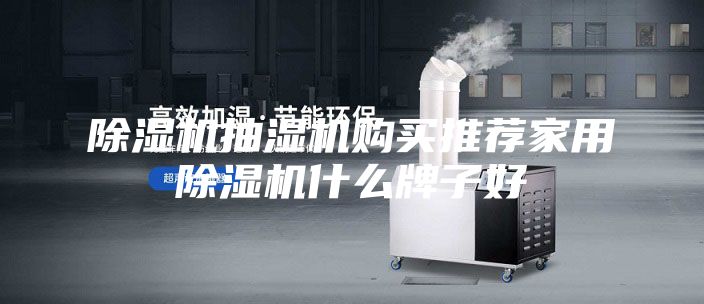 除湿机抽湿机购买推荐家用除湿机什么牌子好