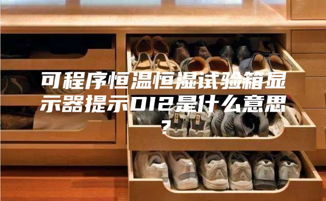 可程序恒温恒湿试验箱显示器提示DI2是什么意思？