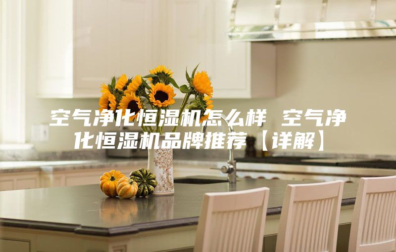 空气净化恒湿机怎么样 空气净化恒湿机品牌推荐【详解】