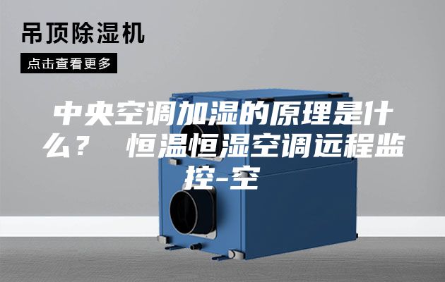 中央空调加湿的原理是什么？ 恒温恒湿空调远程监控-空